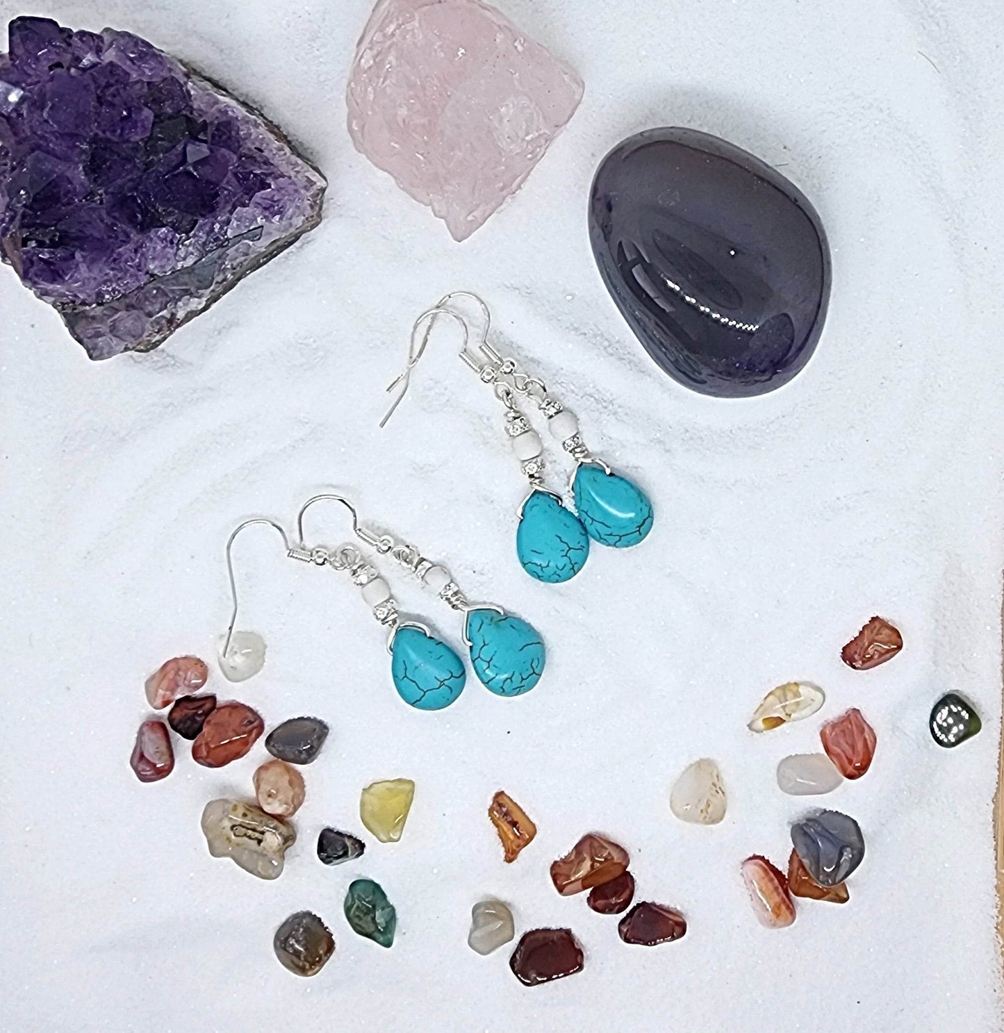Sterling Silver - Hoelite Earrings