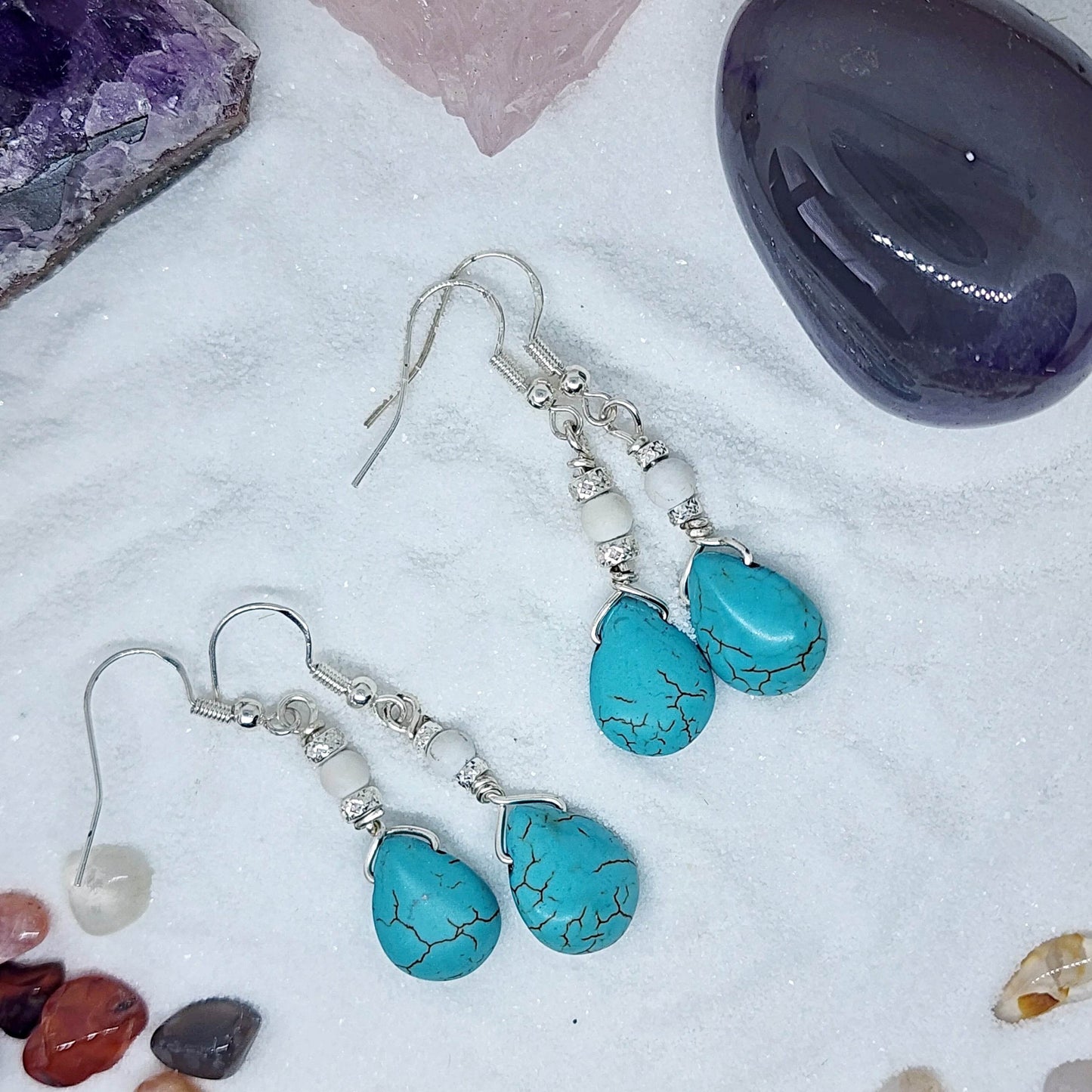 Sterling Silver - Hoelite Earrings