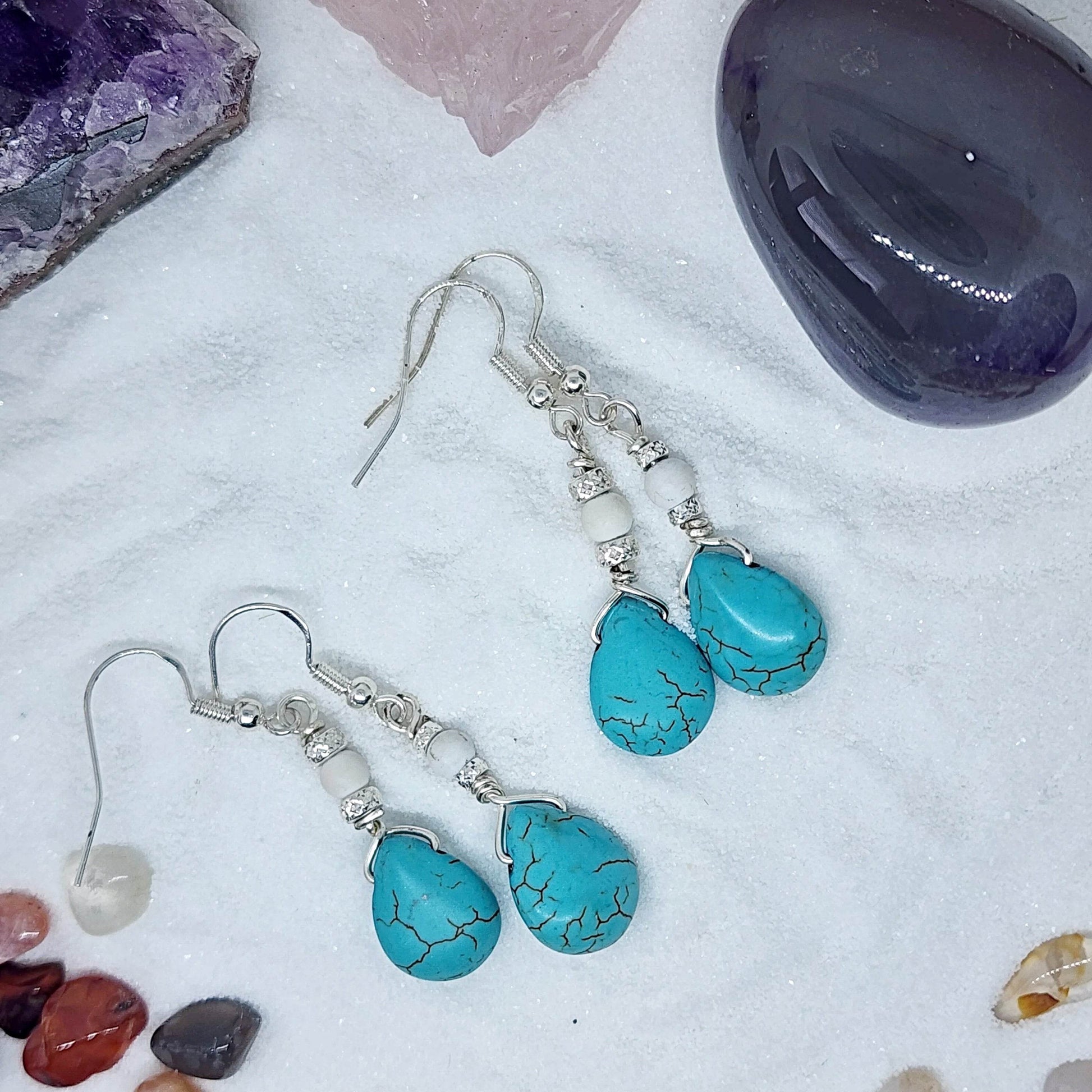 Sterling Silver - Hoelite Earrings