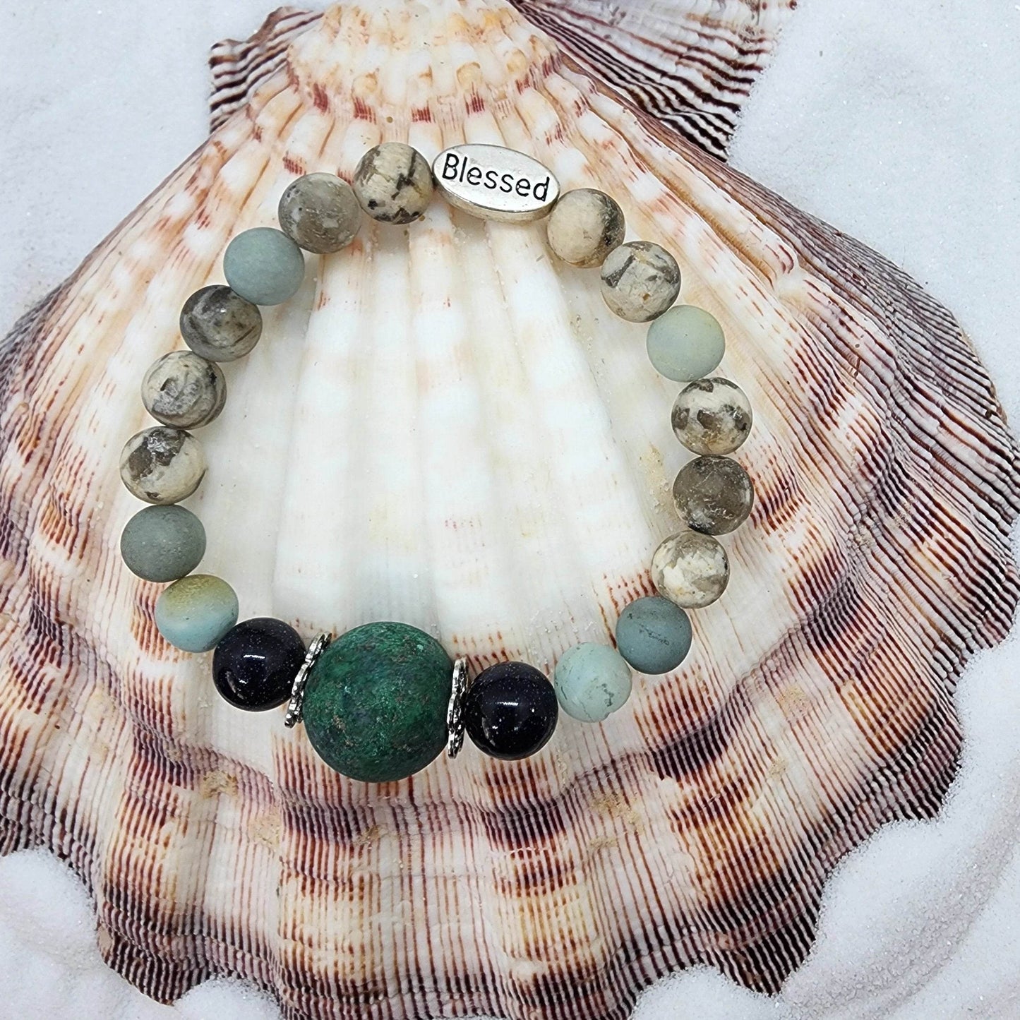 Encouragement-Grounding Gemstone Bracelet