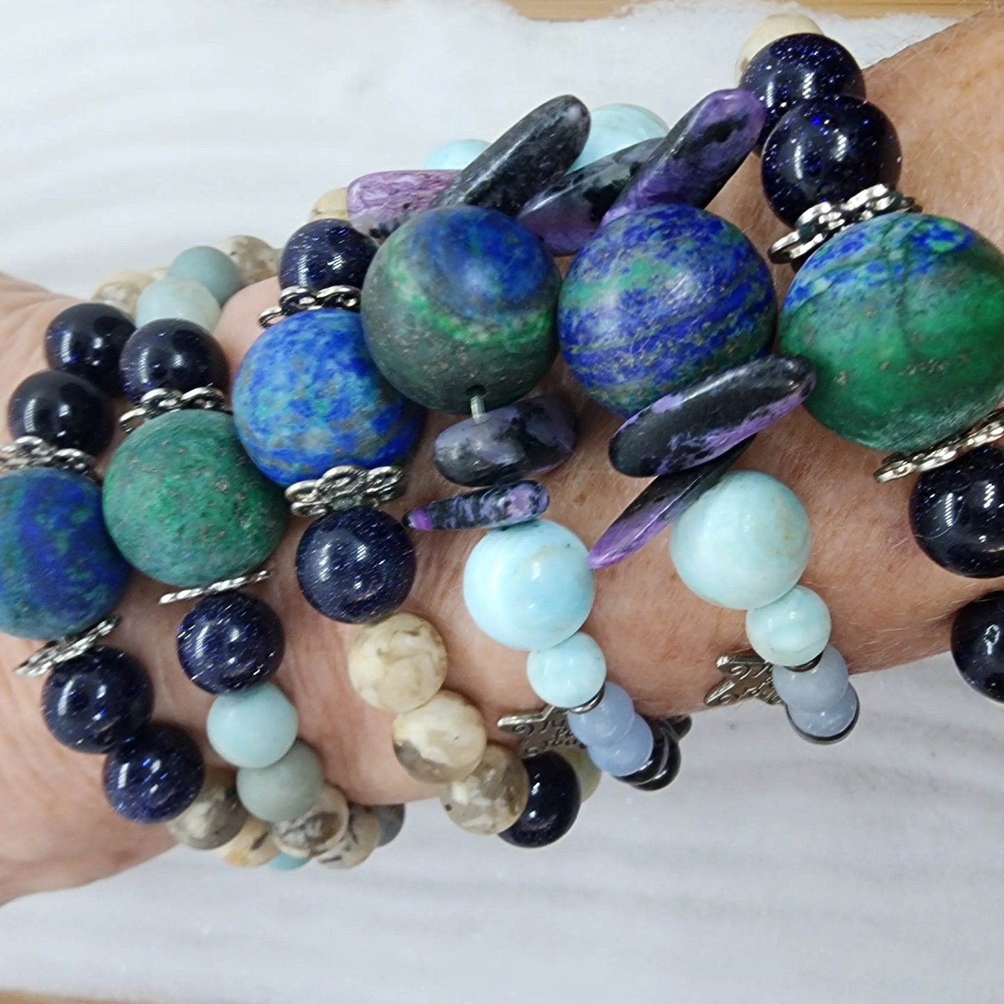 Encouragement-Grounding Gemstone Bracelet