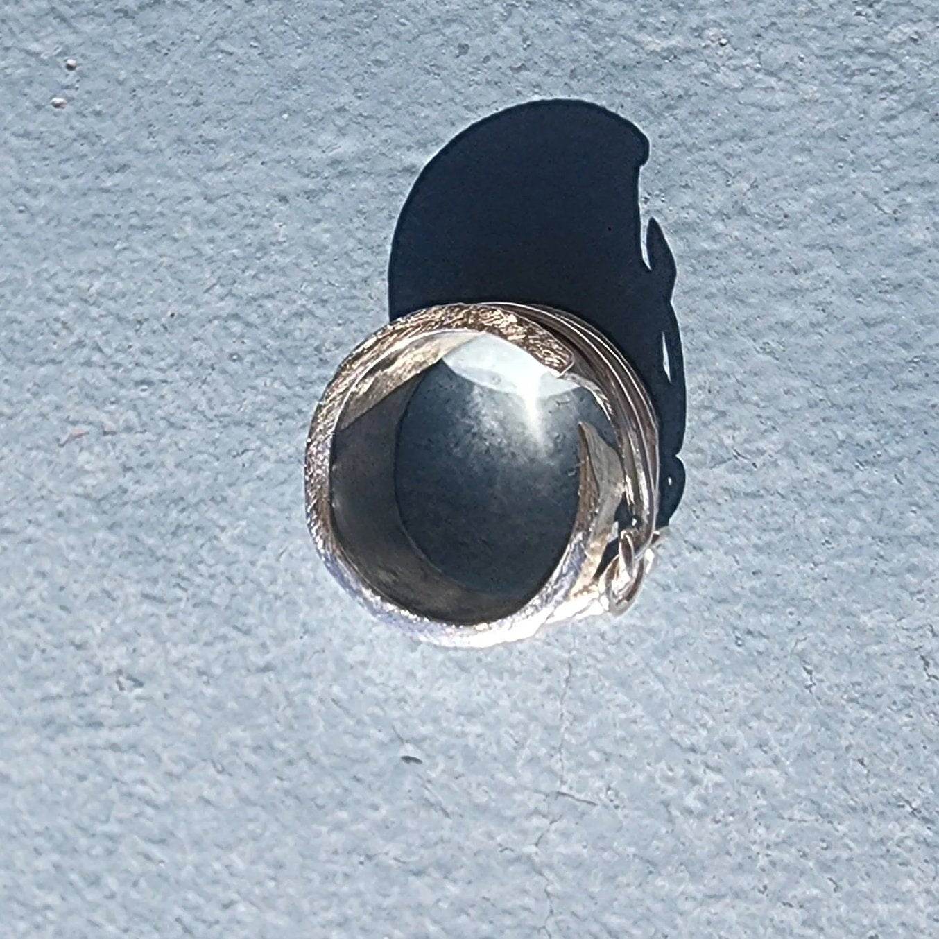 Boho Spinner Ring with Love Knot Spinner
