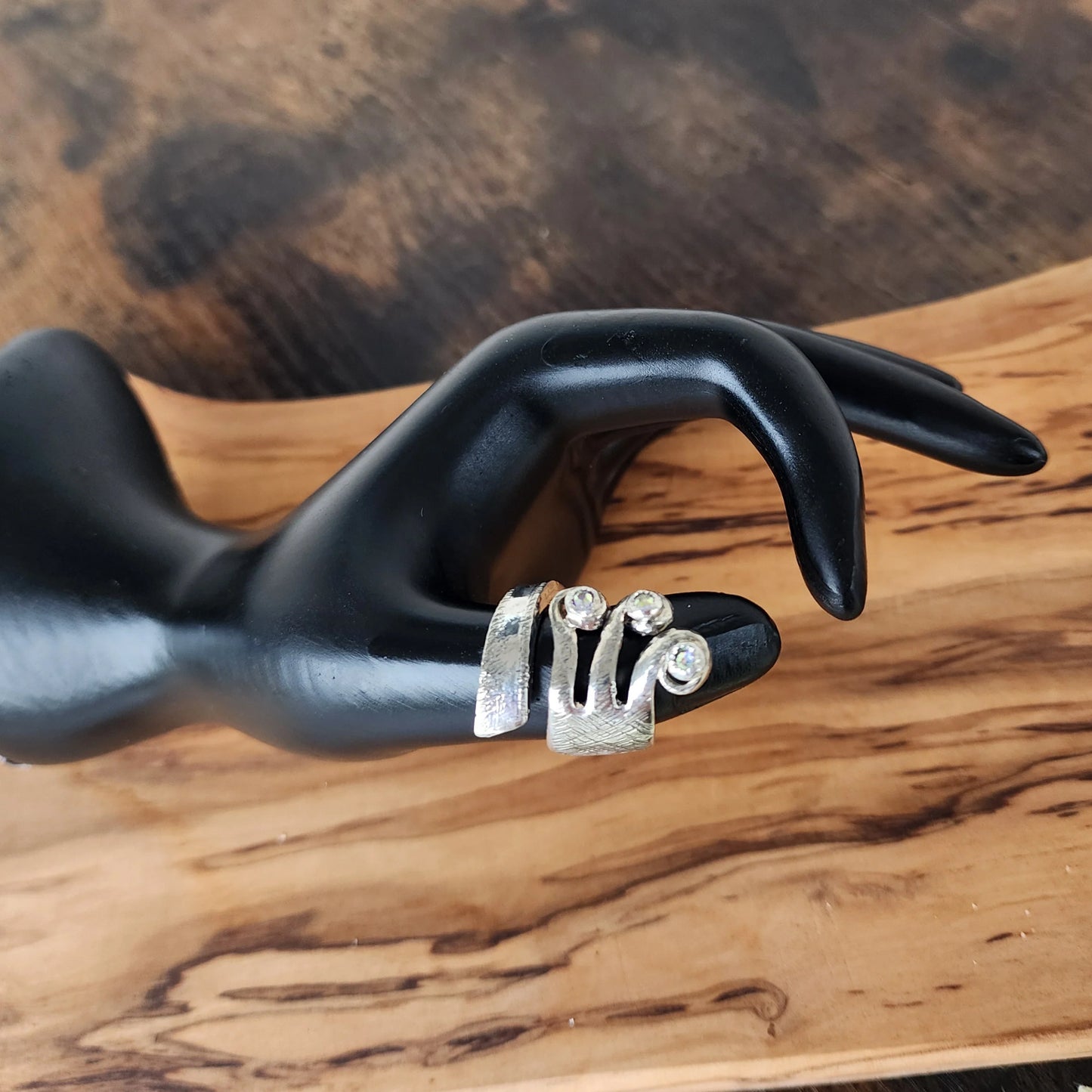 Handmade Vintage Flatware Fork Ring - Sterling Silver