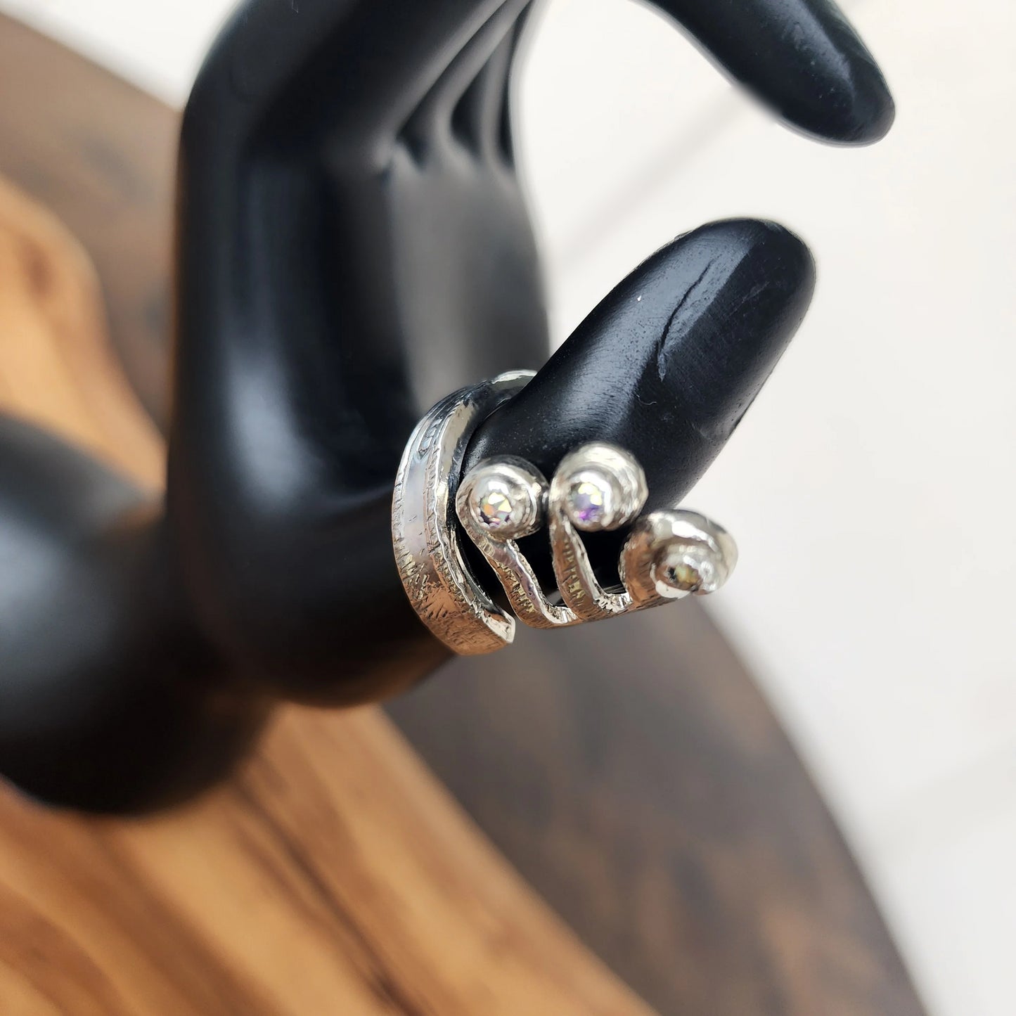 Handmade Vintage Flatware Fork Ring - Sterling Silver
