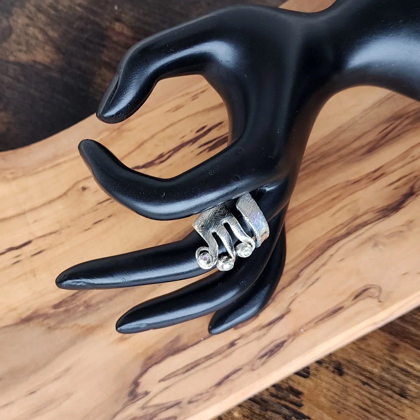 Handmade Vintage Flatware Fork Ring - Sterling Silver