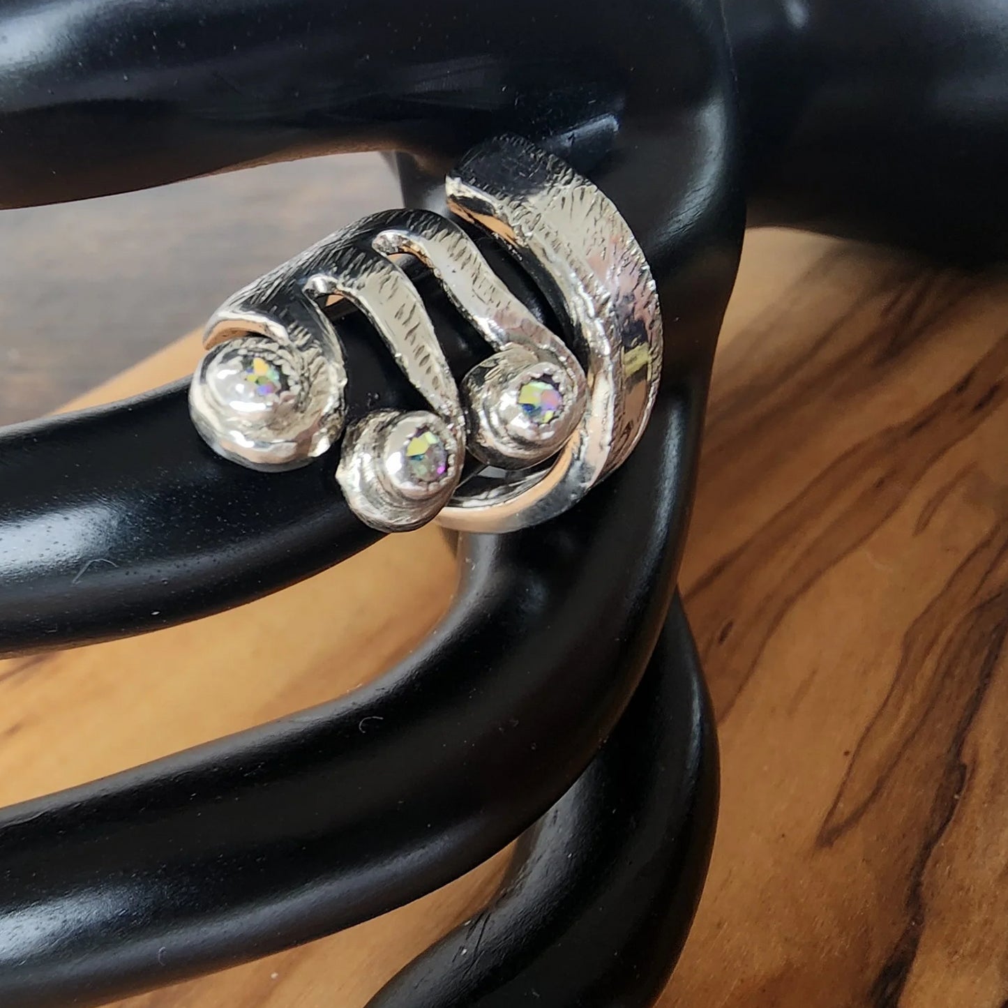 Handmade Vintage Flatware Fork Ring - Sterling Silver