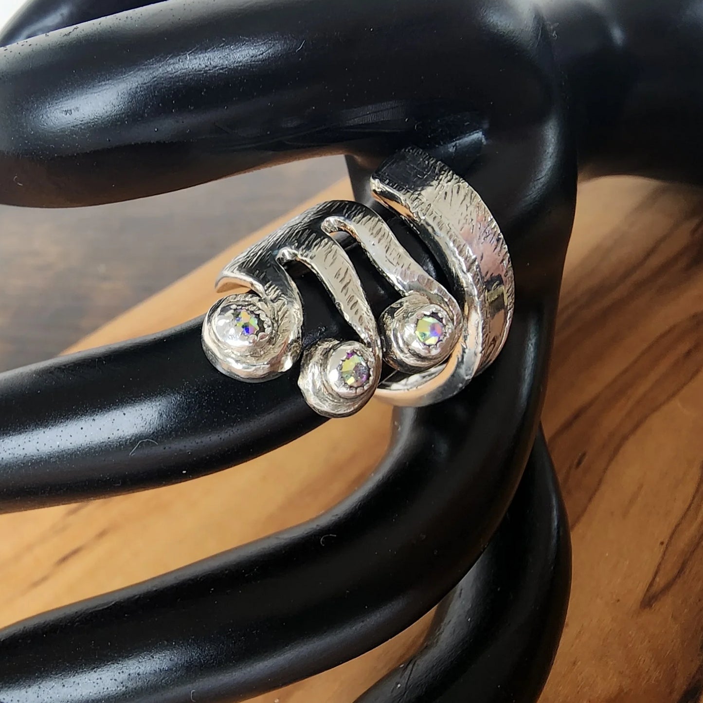 Handmade Vintage Flatware Fork Ring - Sterling Silver