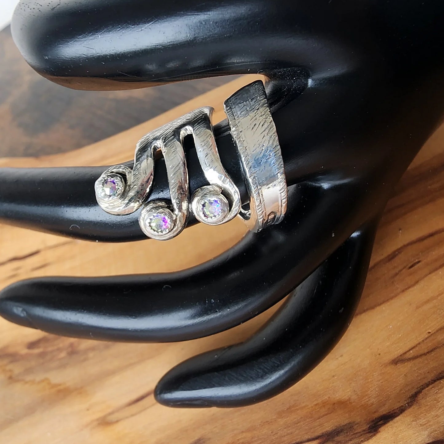 Handmade Vintage Flatware Fork Ring - Sterling Silver