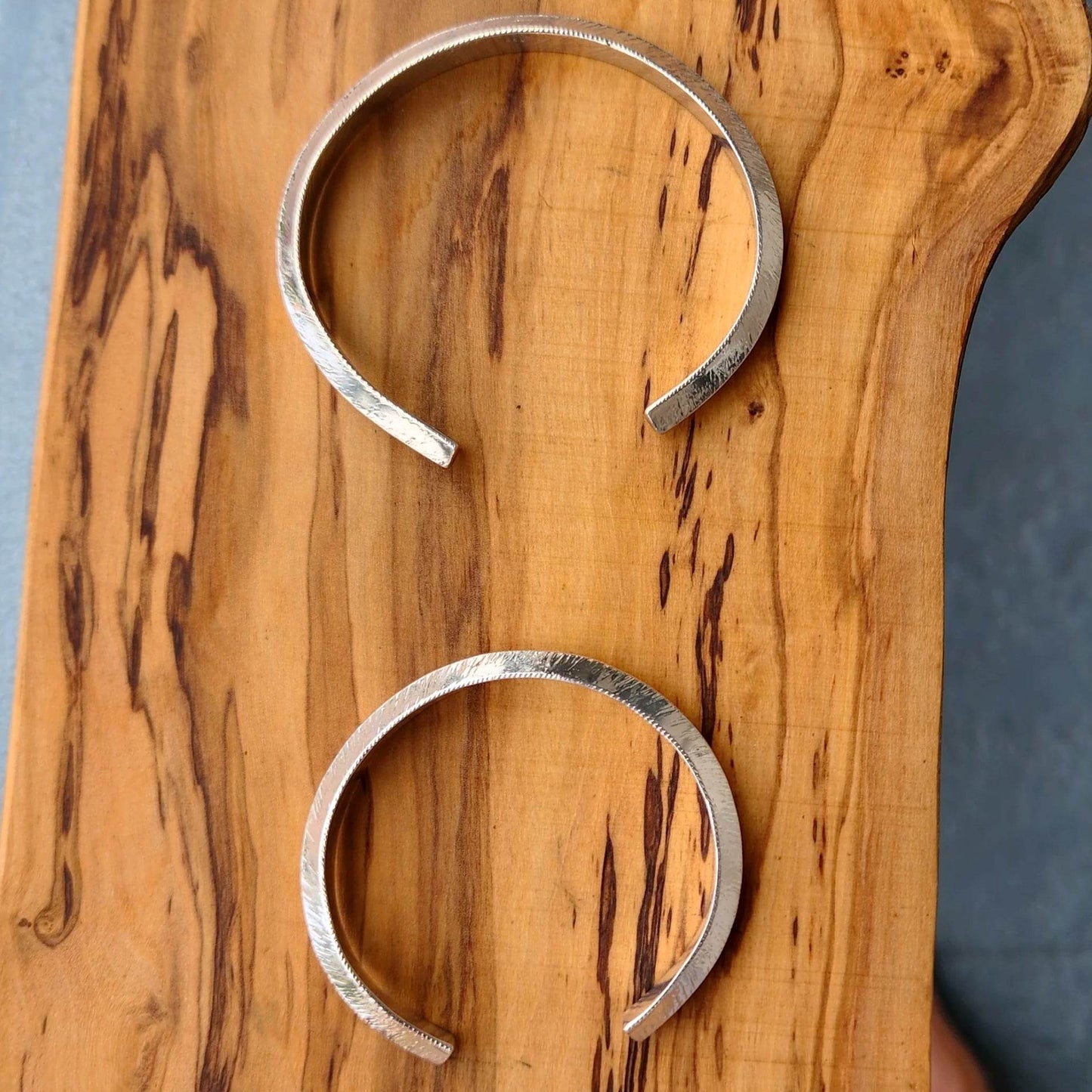 Handmade Sterling Silver Cuff/Bracelet - Handmade Triangle Style