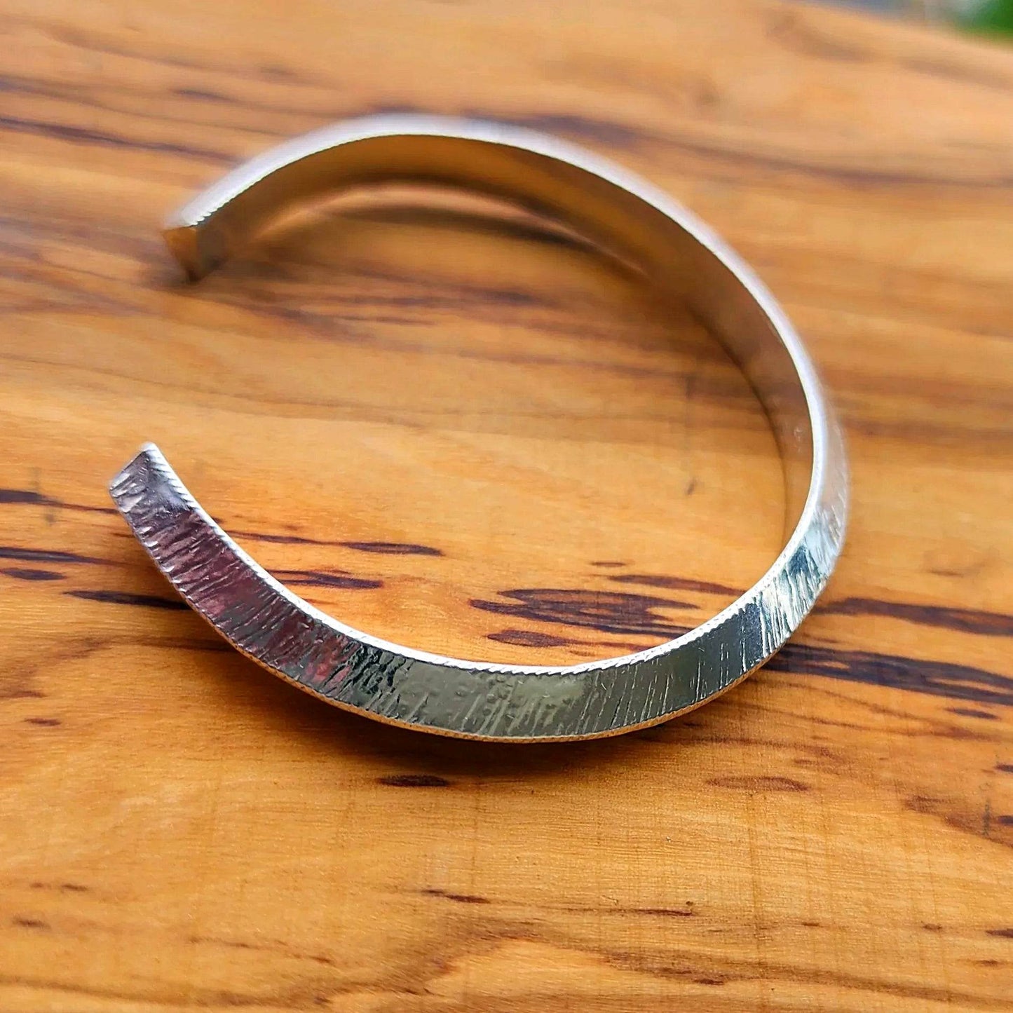 Handmade Sterling Silver Cuff/Bracelet - Handmade Triangle Style