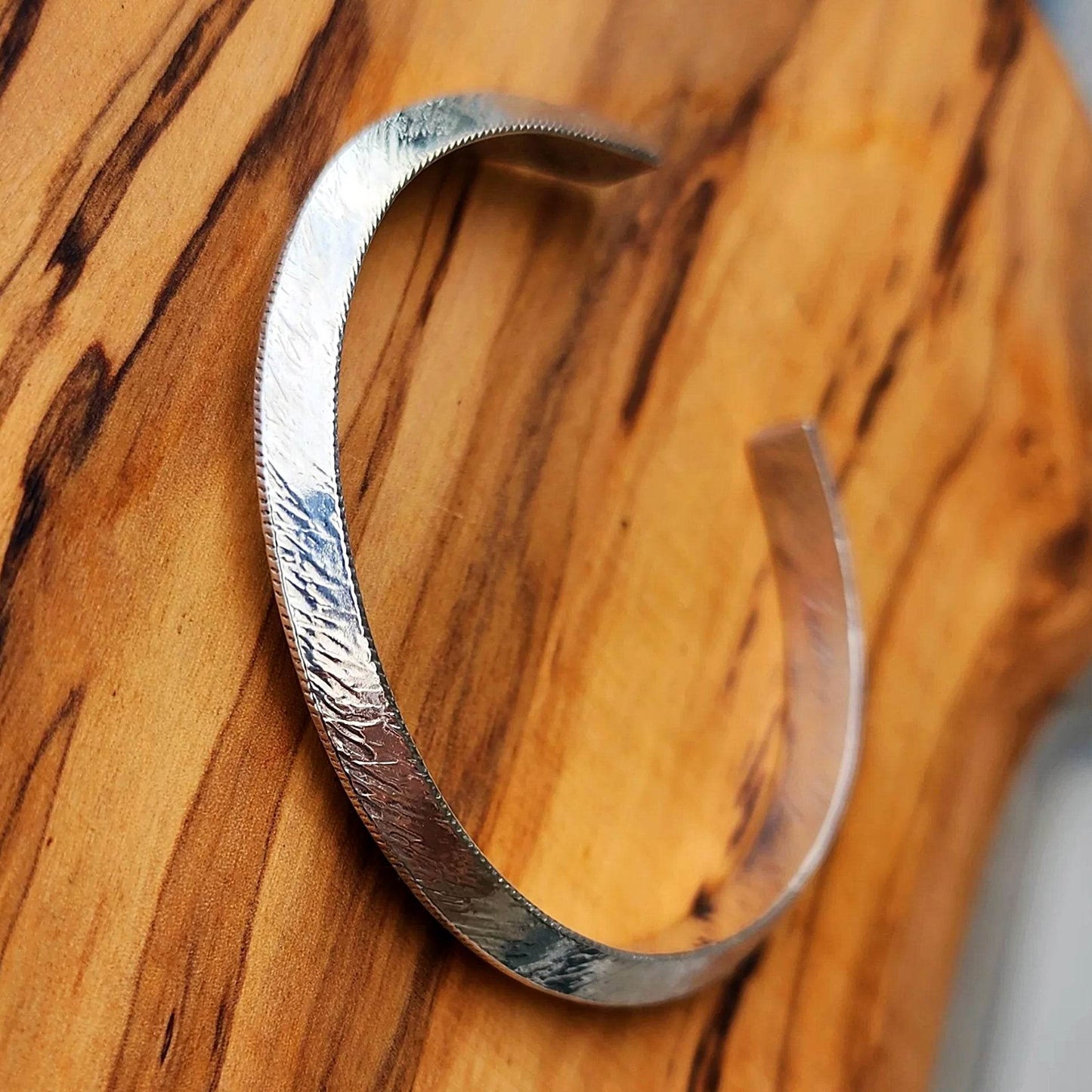 Handmade Sterling Silver Cuff/Bracelet - Handmade Triangle Style