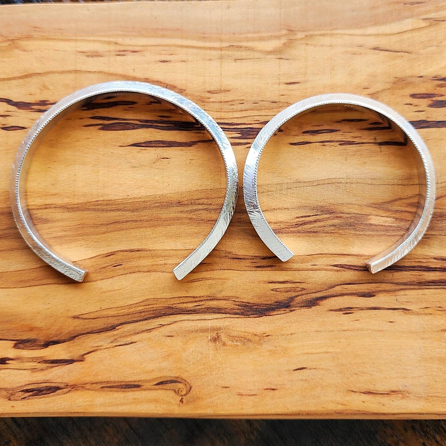 Handmade Sterling Silver Cuff/Bracelet - Handmade Triangle Style