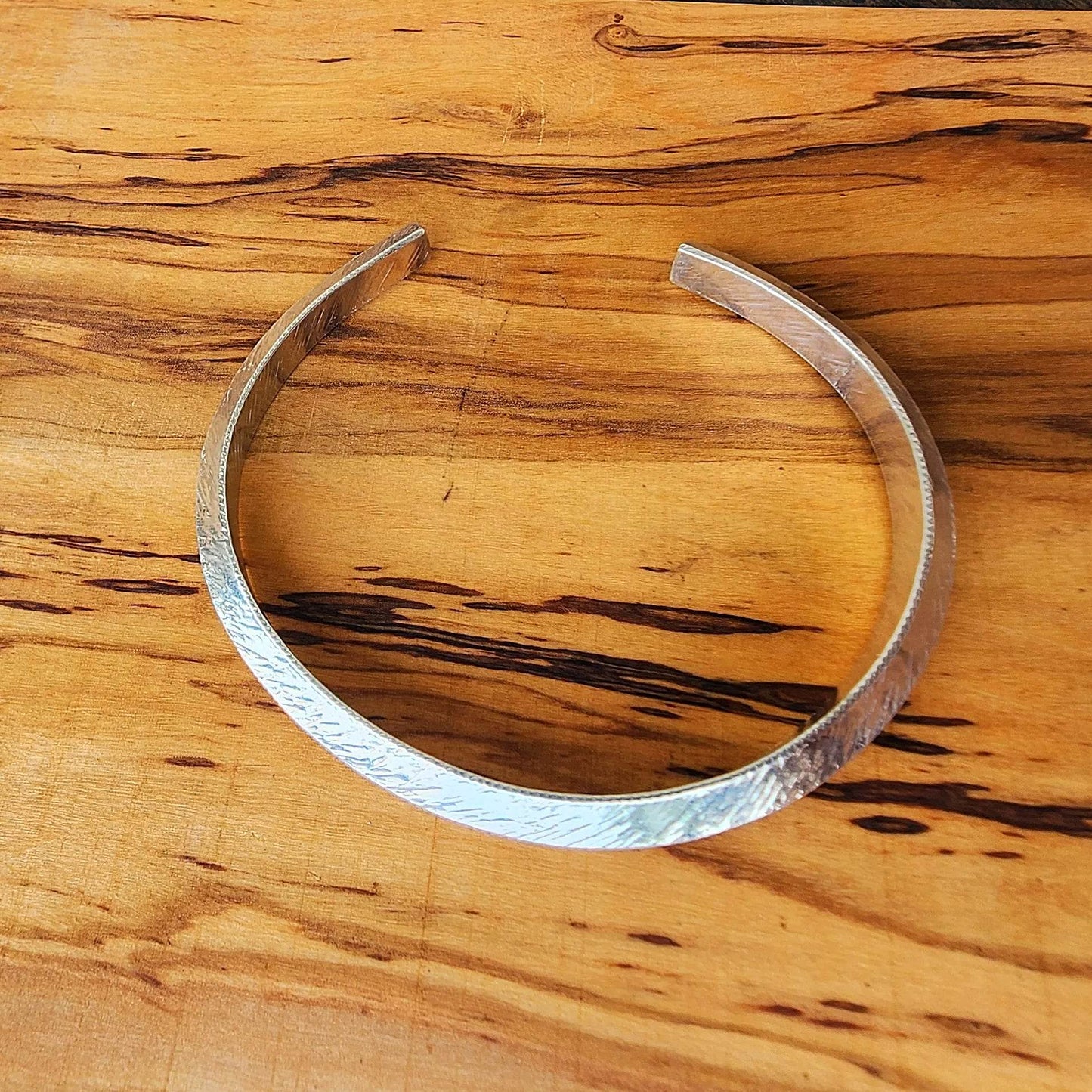 Handmade Sterling Silver Cuff/Bracelet - Handmade Triangle Style