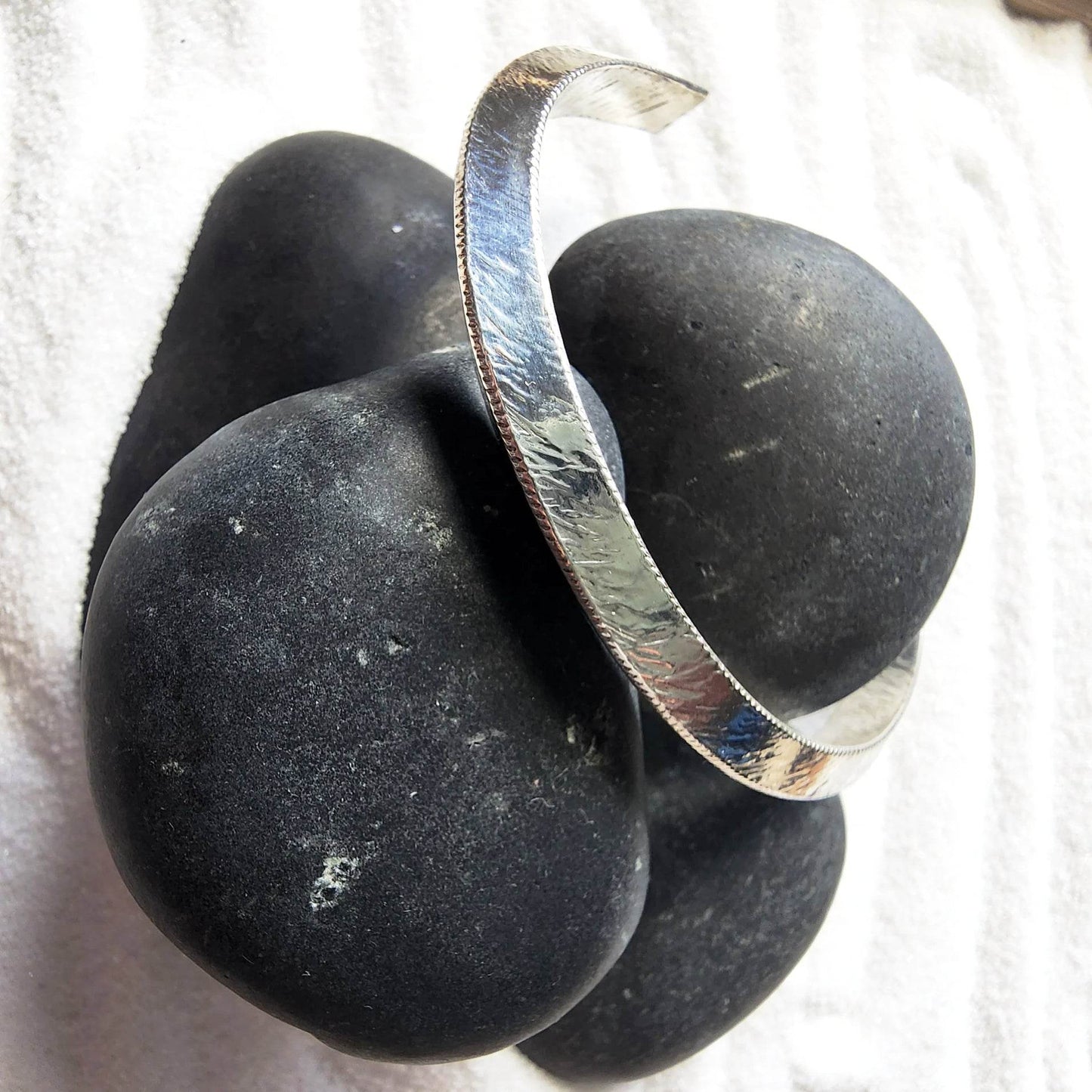 Handmade Sterling Silver Cuff/Bracelet - Handmade Triangle Style