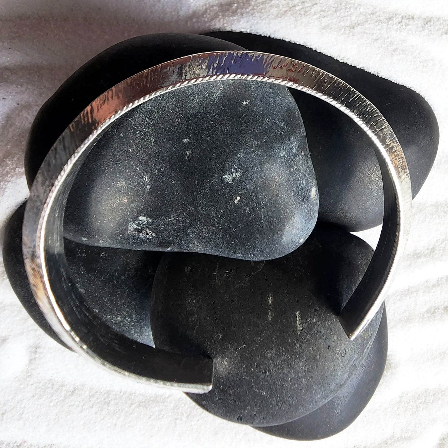 Handmade Sterling Silver Cuff/Bracelet - Handmade Triangle Style