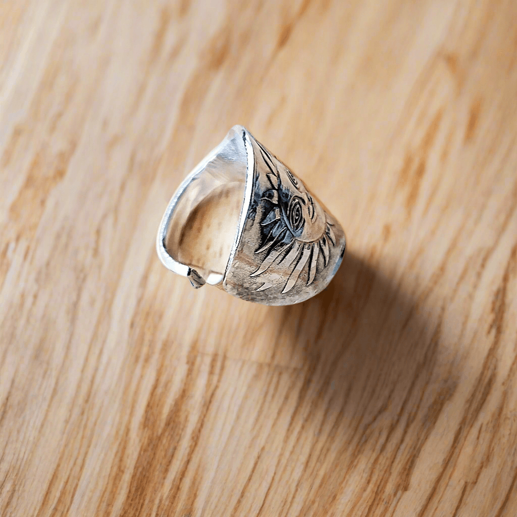 Vintage Silver Spoon Ring – St. Moritz Collection Statement Jewelry - SoFlo Boho Boutique