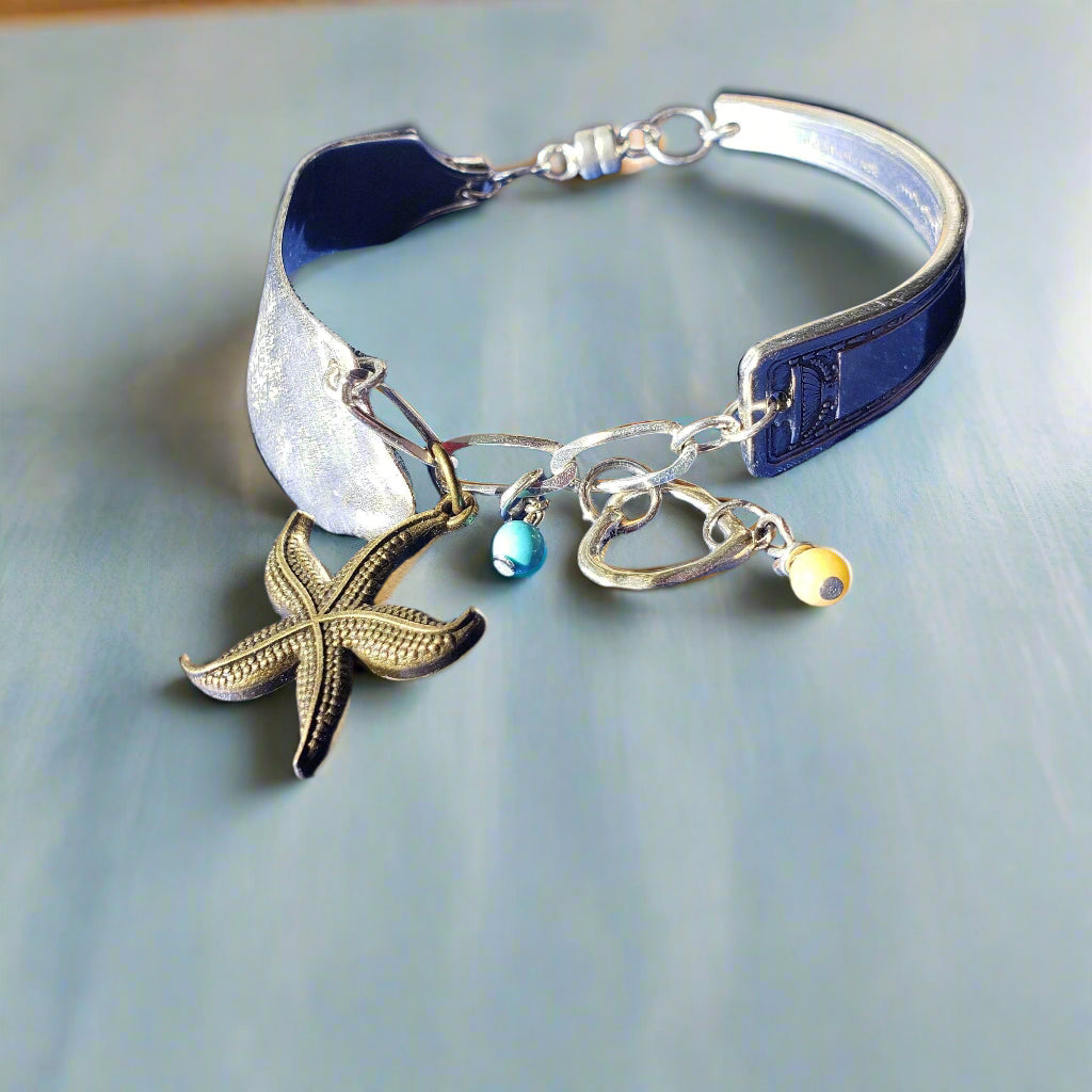 Flatware Bracelet - Vintage Sterling Silver