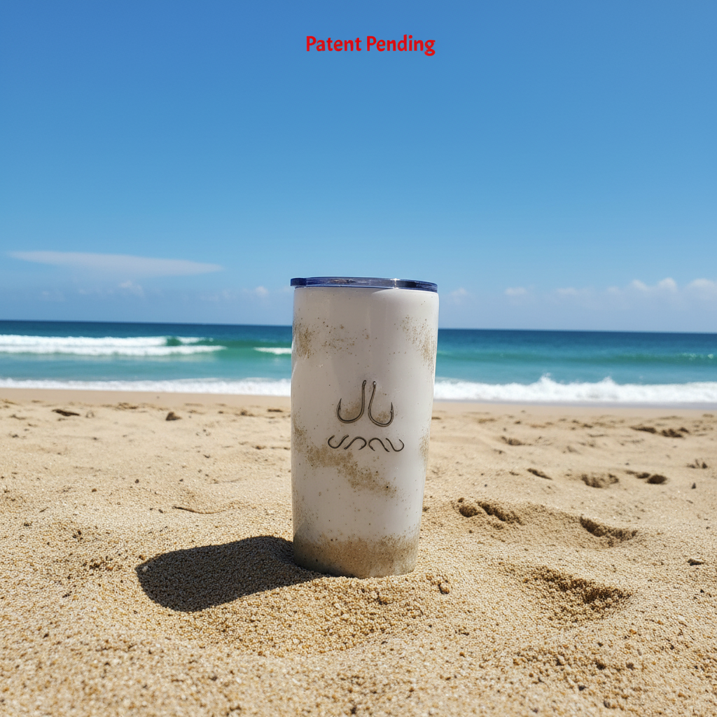 White Sands Hook & Tumble™ – Real Fishing Hook 20oz Tumbler