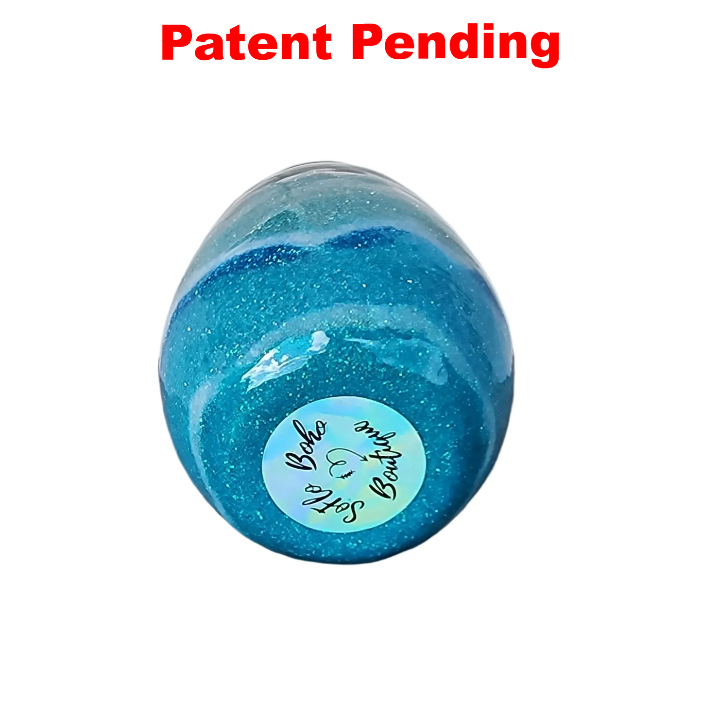 Seafoam Drift - Coastal Gem Stemless Wine Glass