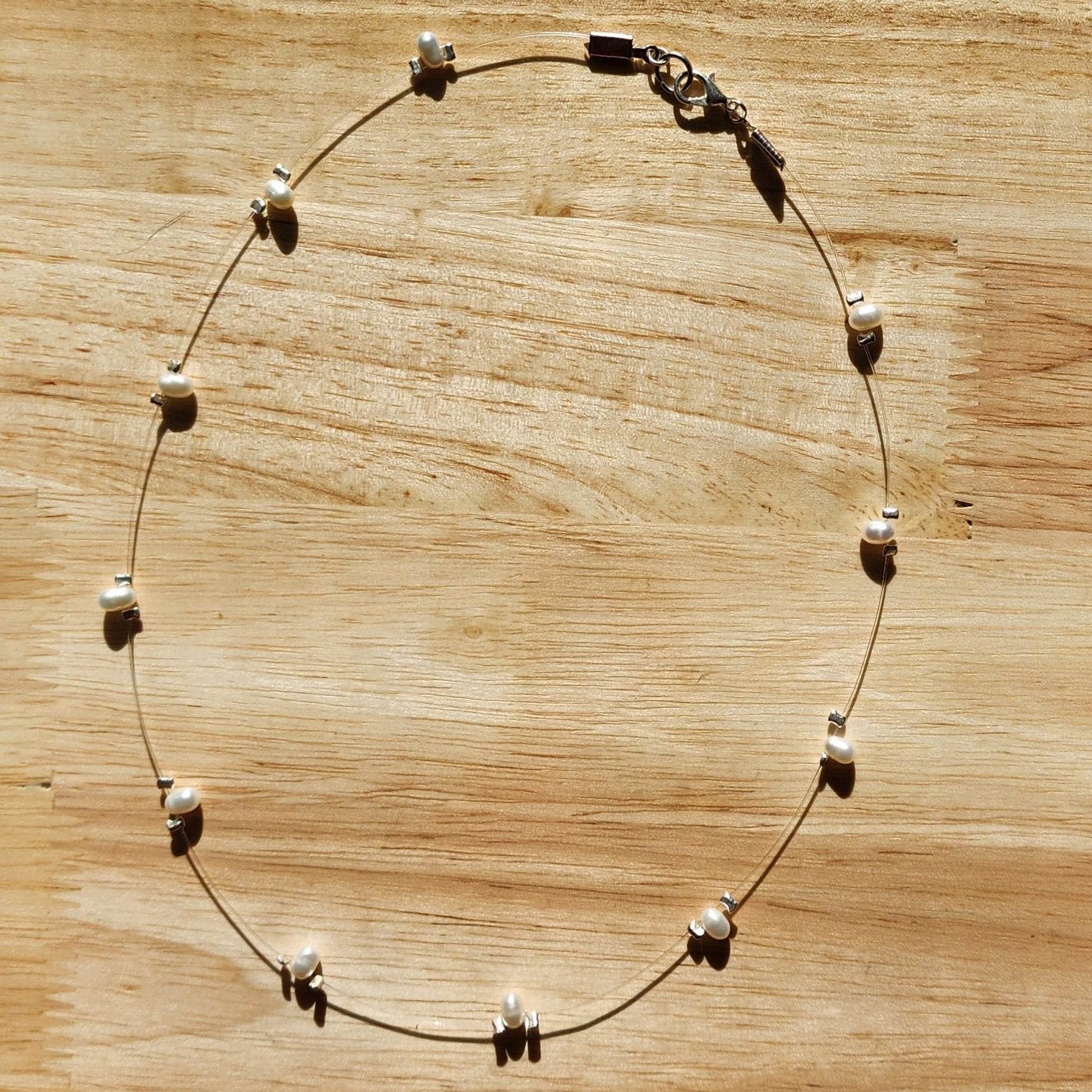 Illusion Freshwater Pearl Necklace - Boho Chic