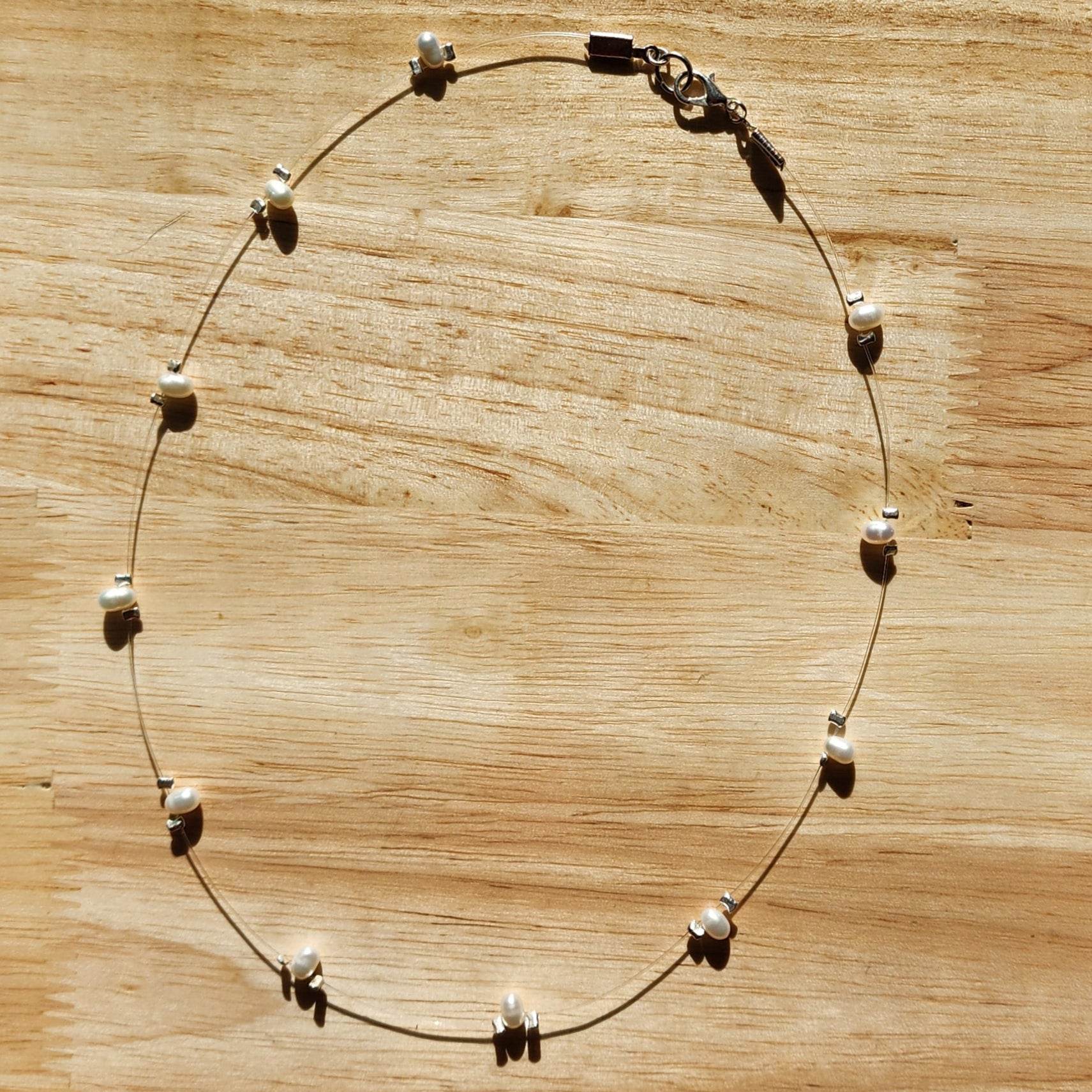 Illusion Freshwater Pearl Necklace - Boho Chic