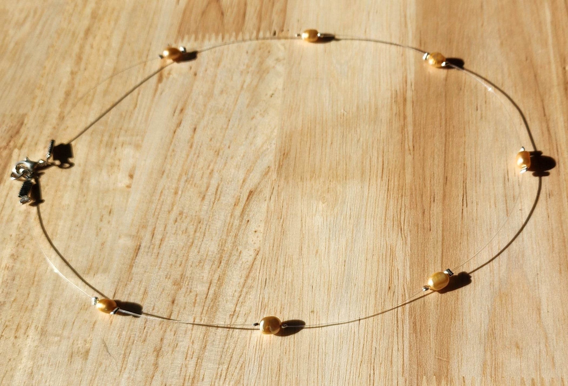 Illusion Freshwater Pearl Necklace - Boho Chic