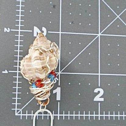 Apple Murex Shell Pendant-Wire Wrapped-Beach Boho-USA - South Florida Boho Boutique