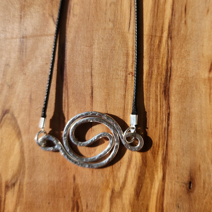 Yin Yang Sterling Silver Pendant Necklace - Handmade