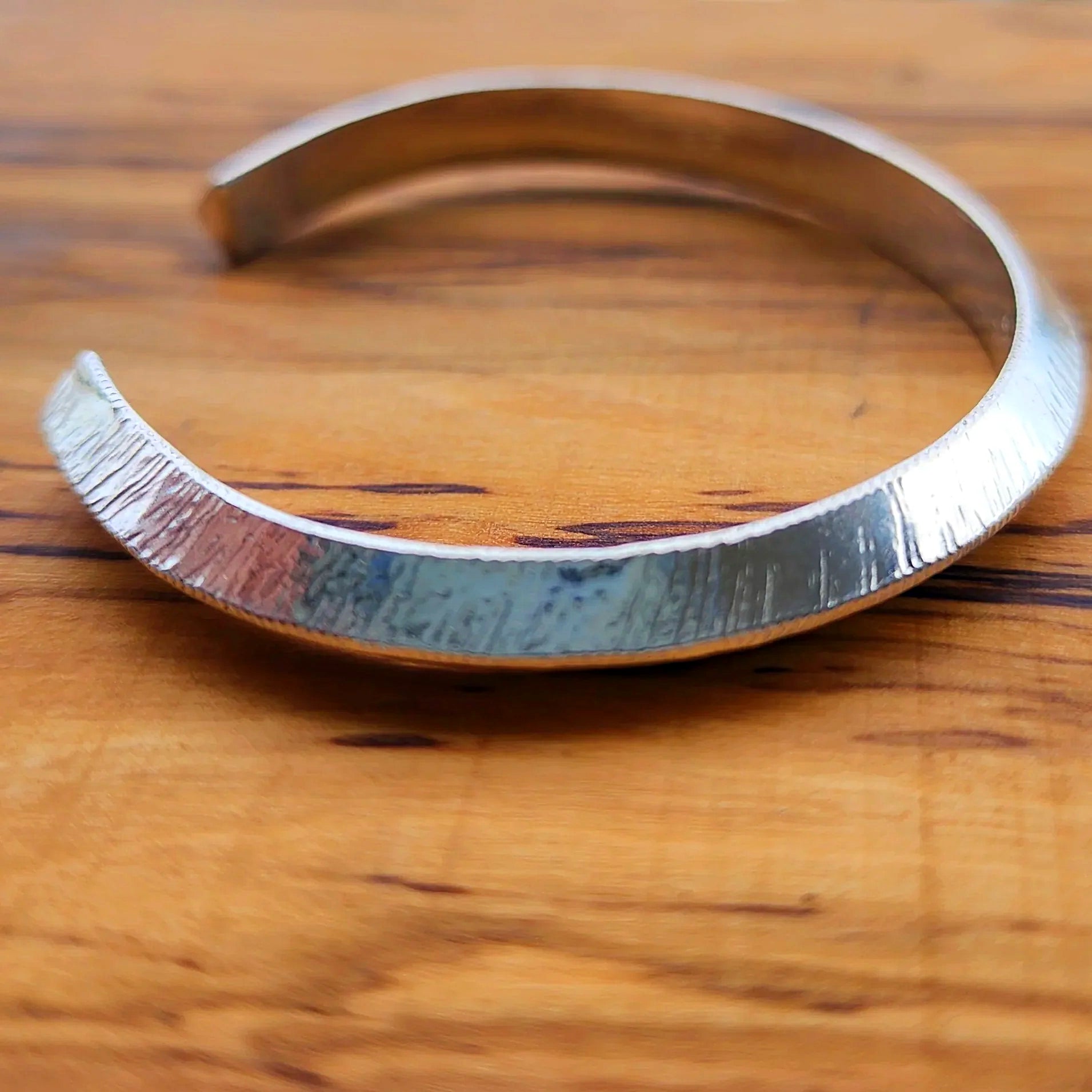 Handmade Sterling Silver Cuff/Bracelet -  Handmade Triangle Style