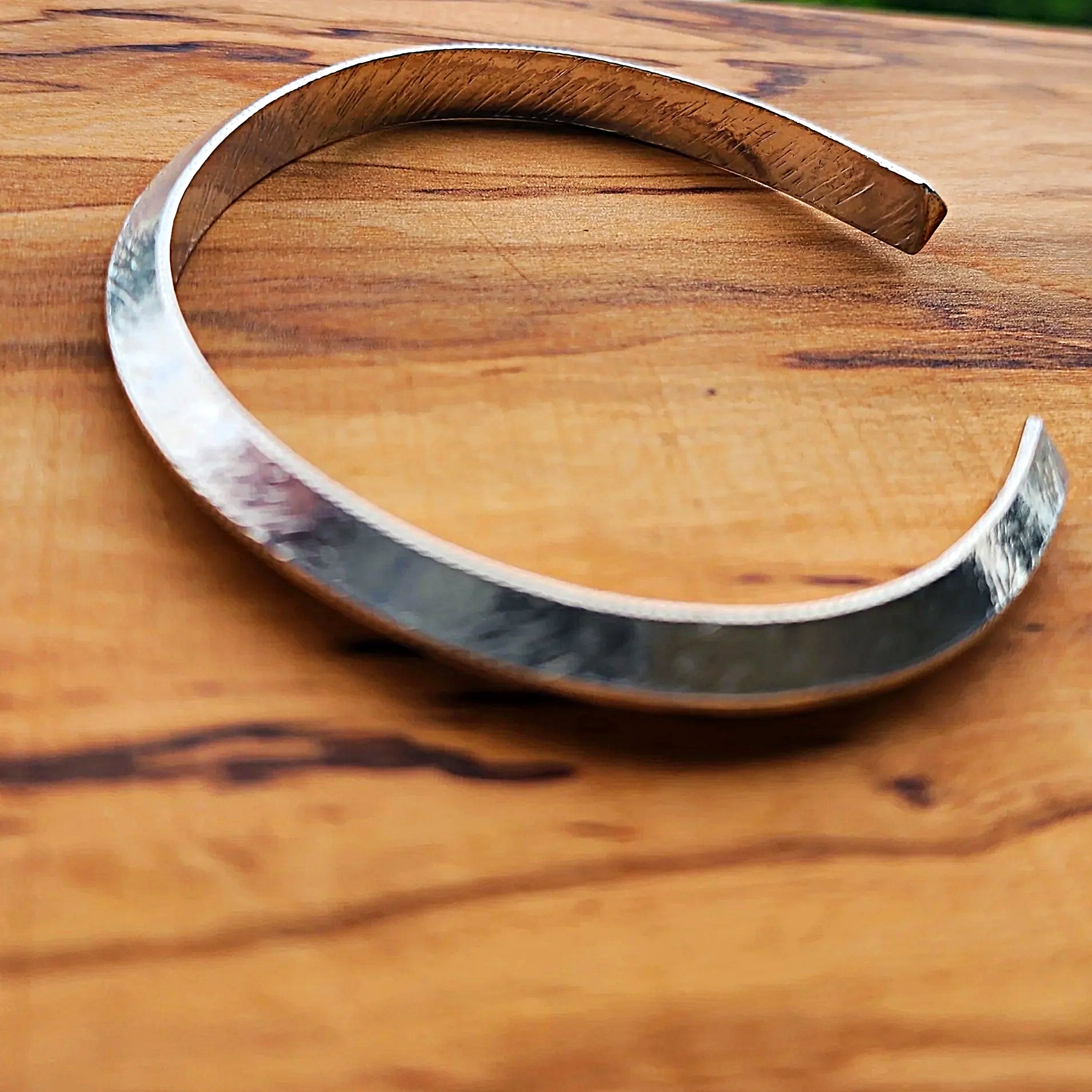 Handmade Sterling Silver Cuff/Bracelet -  Handmade Triangle Style