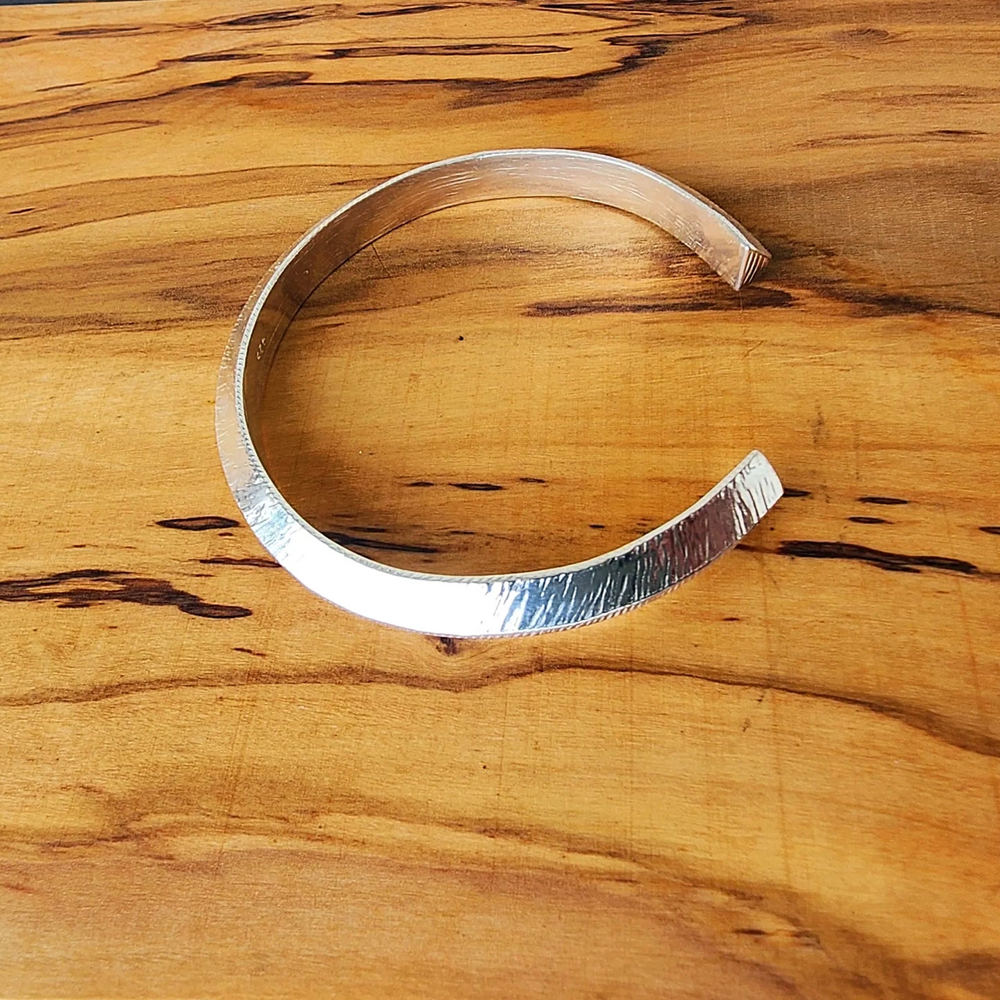 Handmade Sterling Silver Cuff/Bracelet -  Handmade Triangle Style