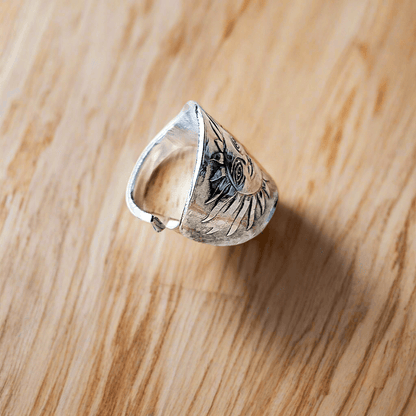 Vintage Silver Spoon Ring – St. Moritz Collection Statement Jewelry - SoFlo Boho Boutique