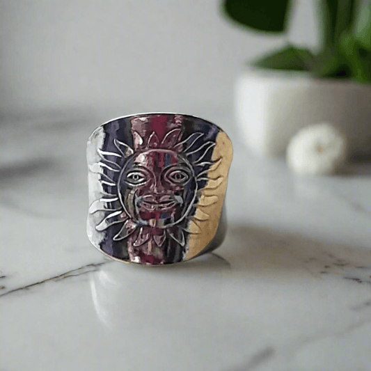 Vintage Silver Spoon Ring – St. Moritz Collection Statement Jewelry - SoFlo Boho Boutique