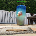 Coastal Blue Glitter Shell Tumbler 30oz | Saltwater Sips™