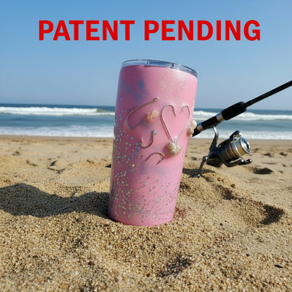 Hook - Shell & Tumble 20oz Pink Glam Tumbler