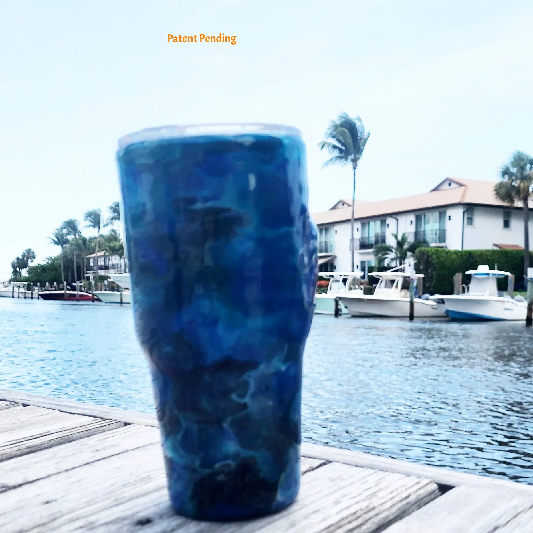 fish and hook waterfront Tumbler - Blue Open Water Fishing Hook Tumbler 30oz Color:Green Egg Planter Barbless Dry Fly Hook Alternate Baitcaster Combo The Best