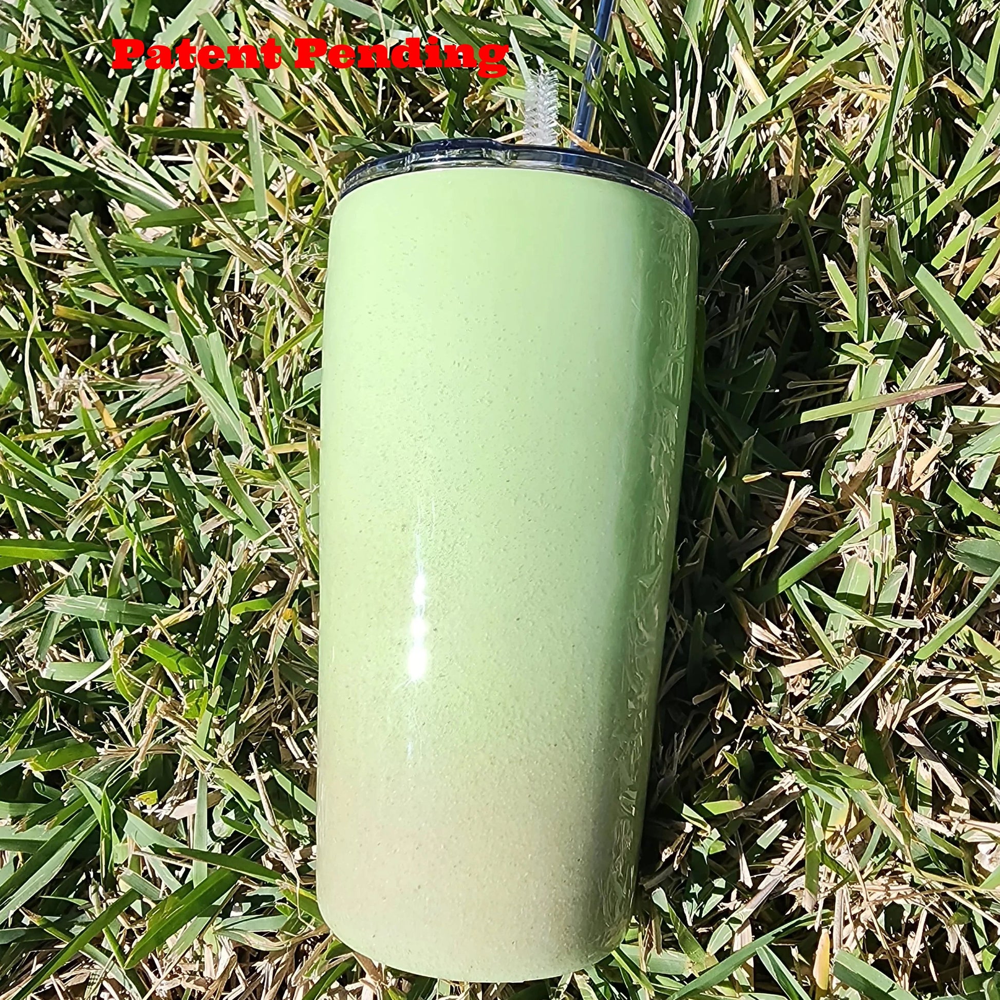 Lime green insulated fish hook tumbler inspired by coastal lifestyle and angler design