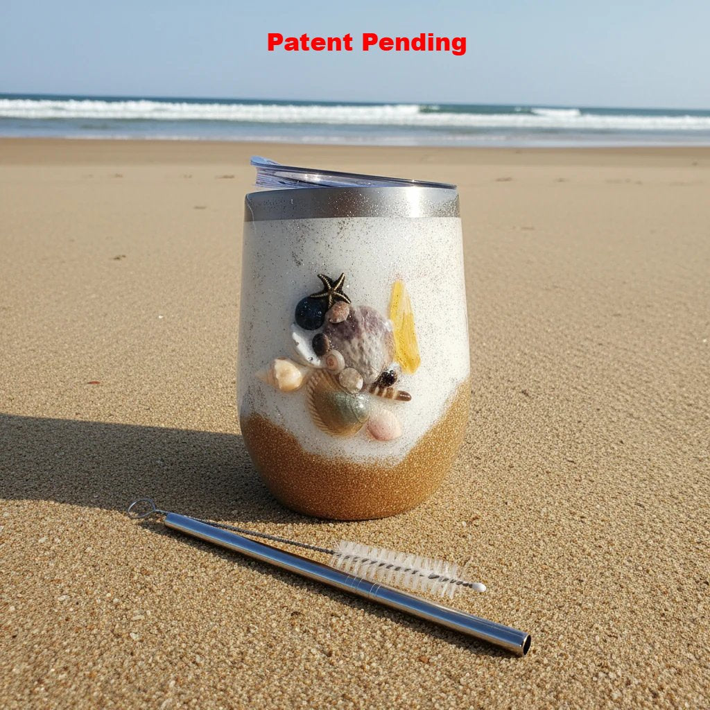 Shell & Tumble  Salty & Sandy 12oz Tumbler Drinkware