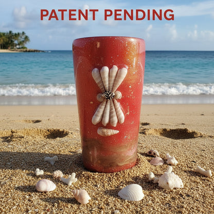 Shell & Tumble Coral Sunset 20oz Beach Drinkware