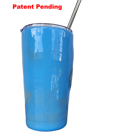 Azure Drift | Coastal Fishing Hook Tumbler (20oz)