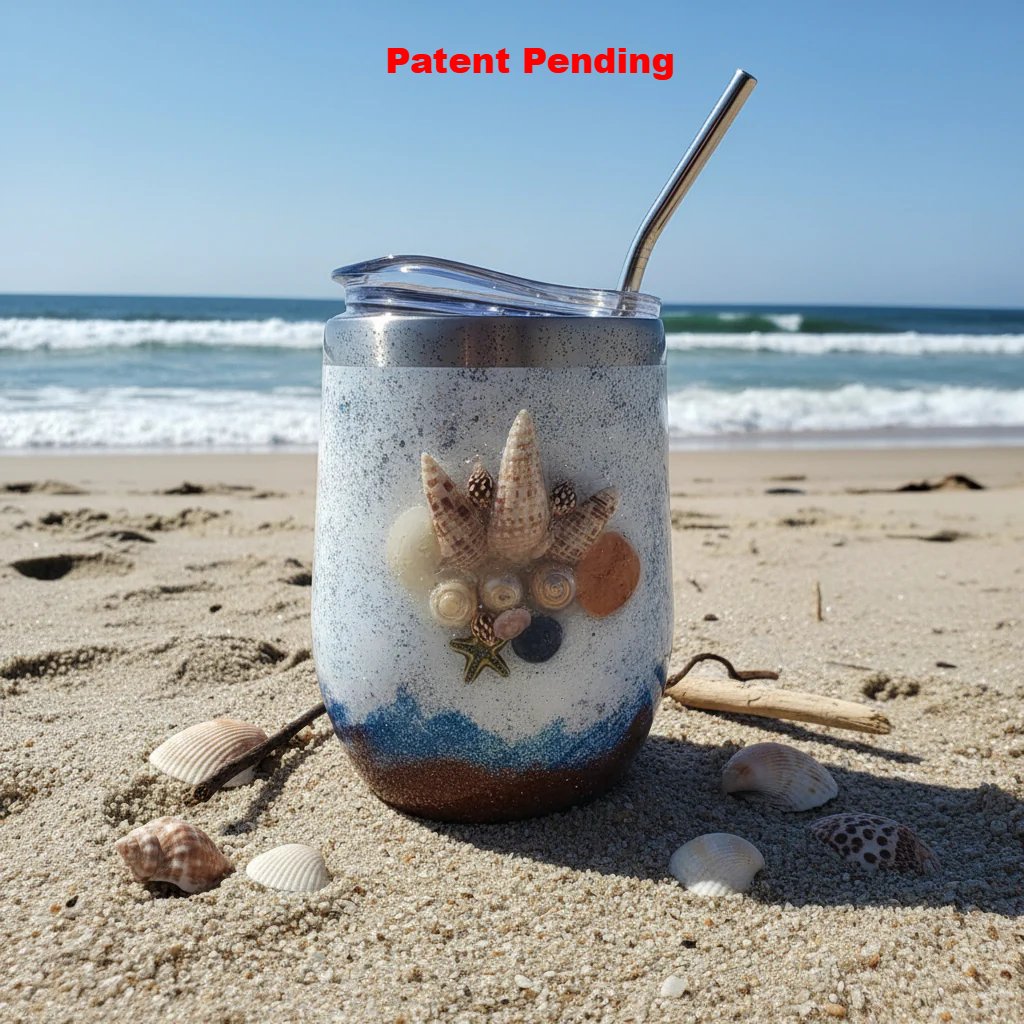 Shell & Tumble  Salty & Sandy 12oz Tumbler Drinkware