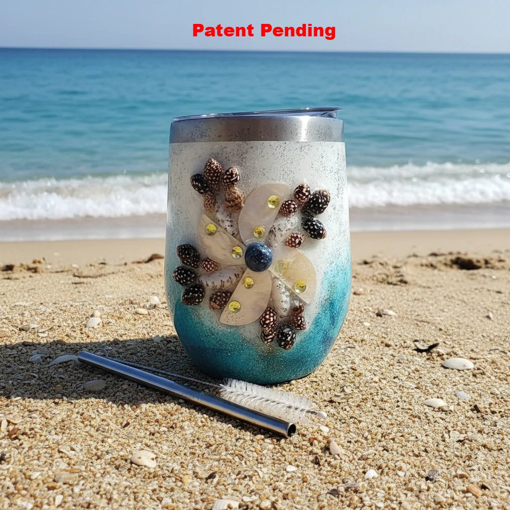 Shell & Tumble  Salty & Sandy 12oz Tumbler Drinkware