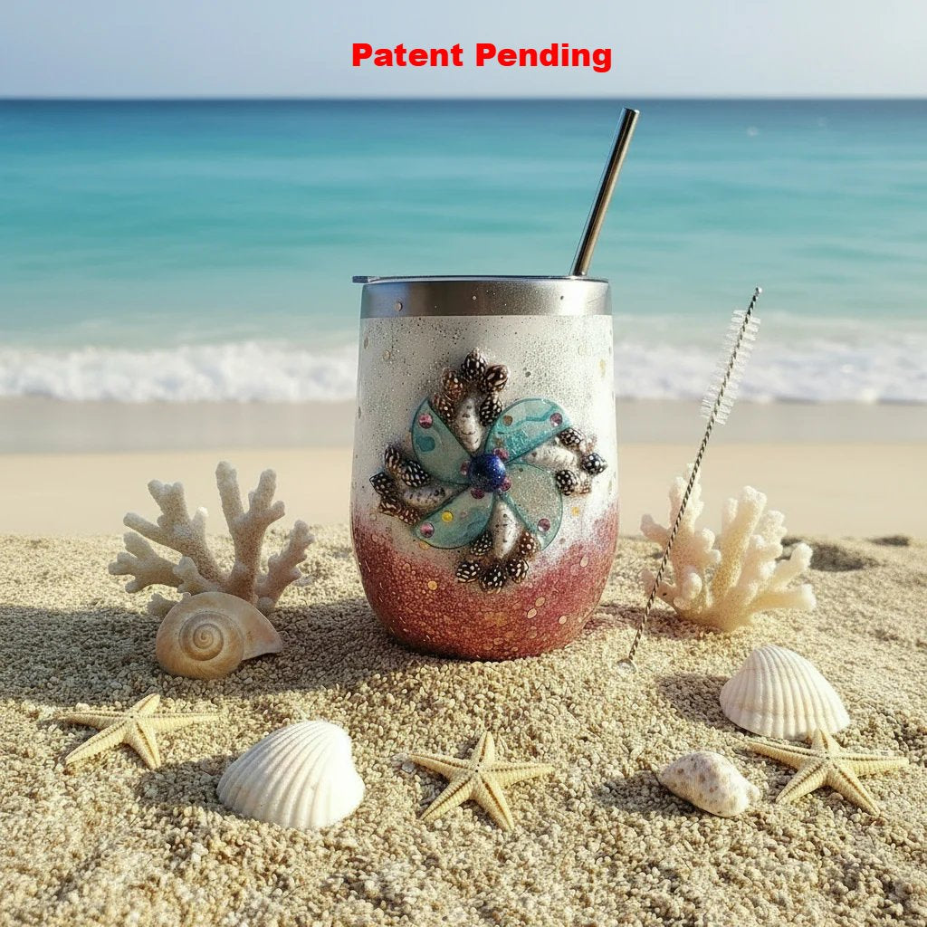 Shell & Tumble  Salty & Sandy 12oz Tumbler Drinkware