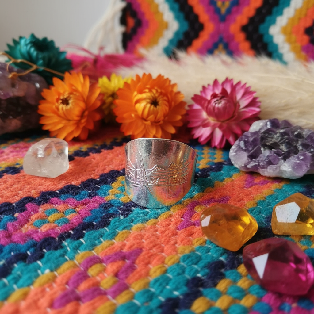 Handmade Luxury Jewelry - Rolex Vintage Silver Spoon Statement Ring