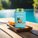 Boho & Beer-lievable Can Cooler –- Tropical Mermaid Vibes