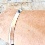 Sterling Silver Cuff/Bracelet -  Handmade Triangle Style