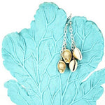 Cowrie Shell Ear Rings With Swarovski Crystals - South Florida Boho Boutique