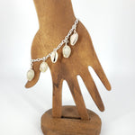 Cowrie Shell Bracelet With Swarovski Crystals - South Florida Boho Boutique