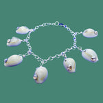 Cowrie Shell Bracelet With Swarovski Crystals - South Florida Boho Boutique
