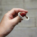 Handcrafted .925 Sterling Silver Hammered Thumb Ring | Bold & Comfy Vibes